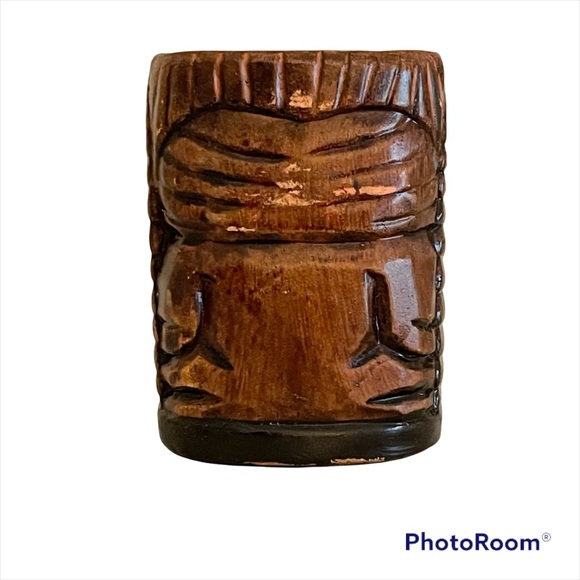 VTG Souvenir Hawaiian Tiki Toothpick Holder, Made In Japan, NOS - Picture 3 of 6